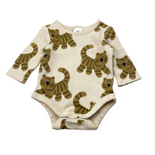 Load image into Gallery viewer, Unisex Target, waffle cotton bodysuit / romper, tigers, EUC, size 000,  