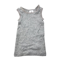 Load image into Gallery viewer, Unisex Target, grey organic cotton singlet top, EUC, size 0000,  