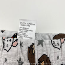 Load image into Gallery viewer, Unisex Harry Potter, pants / bottoms, elasticated, EUC, size 000,  