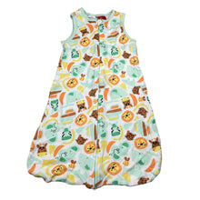 Load image into Gallery viewer, Unisex Baby Berry, lightweight cotton sleeping bag, jungle animals, GUC, size 00,  