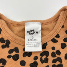 Load image into Gallery viewer, Girls Baby Berry, animal print cotton singletsuit romper, FUC, size 0,  