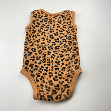 Load image into Gallery viewer, Girls Baby Berry, animal print cotton singletsuit romper, FUC, size 0,  