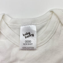 Load image into Gallery viewer, Unisex Baby Berry, cotton bodysuit / romper, EUC, size 0000,  