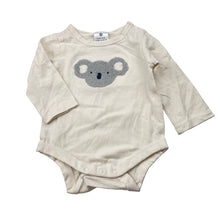 Load image into Gallery viewer, Unisex Target, organic cotton blend bodysuit / romper, koala, EUC, size 0000,  