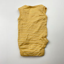 Load image into Gallery viewer, Unisex Anko, yellow cotton singletsuit romper, EUC, size 0000,  