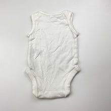 Load image into Gallery viewer, Unisex Dymples, organic cotton singletsuit romper, EUC, size 0000,  