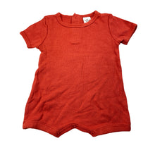 Load image into Gallery viewer, Unisex Baby Berry, waffle cotton romper, EUC, size 000,  