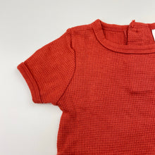 Load image into Gallery viewer, Unisex Baby Berry, waffle cotton romper, EUC, size 000,  