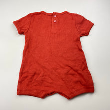 Load image into Gallery viewer, Unisex Baby Berry, waffle cotton romper, EUC, size 000,  