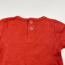 Load image into Gallery viewer, Unisex Baby Berry, waffle cotton romper, EUC, size 000,  