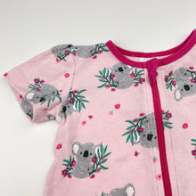 Load image into Gallery viewer, Girls Baby Berry, cotton zip romper, koalas, GUC, size 00,  