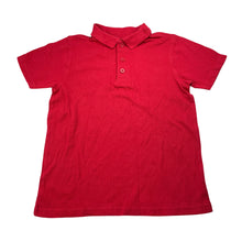 Load image into Gallery viewer, Unisex Anko, red cotton school polo top, EUC, size 7,  