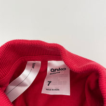 Load image into Gallery viewer, Unisex Anko, red cotton school polo top, EUC, size 7,  