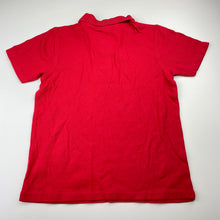 Load image into Gallery viewer, Unisex Anko, red cotton school polo top, EUC, size 7,  