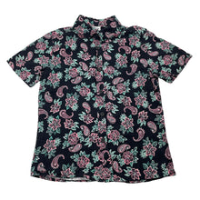 Load image into Gallery viewer, Boys Piping Hot, floral cotton short sleeve shirt, EUC, size 7,  