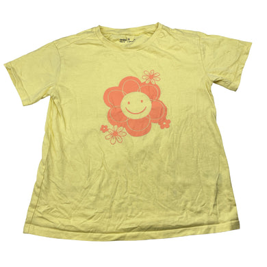 Girls Anko, yellow cotton tee / top, EUC, size 9,  