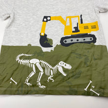 Load image into Gallery viewer, Boys Milkshake, tee / top, dinosaur &amp; digger, EUC, size 5,  