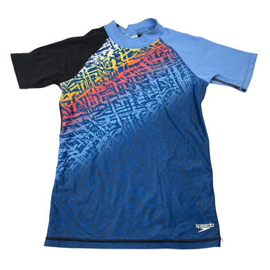 Boys Speedo, ENDURANCE + short sleeve rashie / swim top, FUC, size 10,  