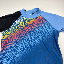 Load image into Gallery viewer, Boys Speedo, ENDURANCE + short sleeve rashie / swim top, FUC, size 10,  