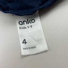 Load image into Gallery viewer, Boys Anko, navy cotton tank top, digger, GUC, size 4,  