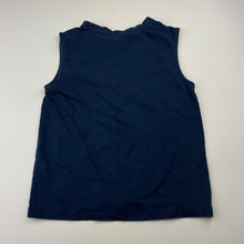 Load image into Gallery viewer, Boys Anko, navy cotton tank top, digger, GUC, size 4,  