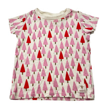 Load image into Gallery viewer, Girls Seed, cotton Christmas pyjama tee / top, GUC, size 4,  