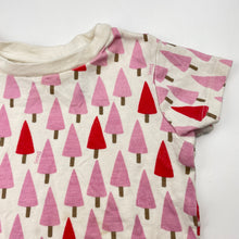 Load image into Gallery viewer, Girls Seed, cotton Christmas pyjama tee / top, GUC, size 4,  