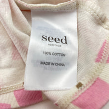 Load image into Gallery viewer, Girls Seed, cotton Christmas pyjama tee / top, GUC, size 4,  