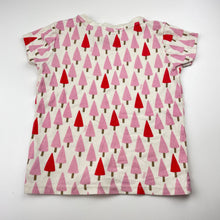 Load image into Gallery viewer, Girls Seed, cotton Christmas pyjama tee / top, GUC, size 4,  