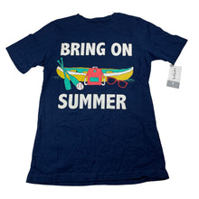 Load image into Gallery viewer, Boys Carters, navy cotton tee / top, NEW, size 8,  