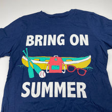 Load image into Gallery viewer, Boys Carters, navy cotton tee / top, NEW, size 8,  