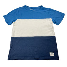 Load image into Gallery viewer, Boys Anko, blue &amp; white cotton tee / top, FUC, size 8,  