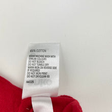 Load image into Gallery viewer, Unisex Anko, red cotton tee / top, GUC, size 8,  