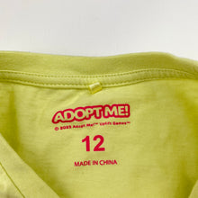 Load image into Gallery viewer, Girls ADOPT ME!, cotton tie front tee / top, EUC, size 12,  