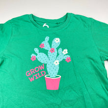 Load image into Gallery viewer, Girls Brilliant Basics, green cotton tee / top, EUC, size 6,  