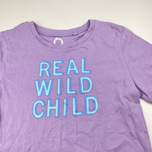 Load image into Gallery viewer, Girls Brilliant Basics, purple cotton tee / top, EUC, size 6,  