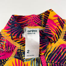 Load image into Gallery viewer, Girls Anko, long sleeve swim one-piece, EUC, size 2,  