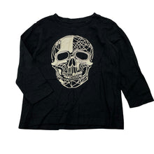 Load image into Gallery viewer, Boys Favourites, cotton long sleeve tee / top, skull, EUC, size 3,  