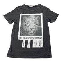 Load image into Gallery viewer, Boys H&amp;M, cotton tee / top, party animal, FUC, size 7-8,  