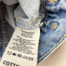 Load image into Gallery viewer, Girls Cotton On, blue stretch denim jacket, FUC, size 3,  