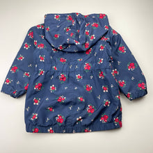 Load image into Gallery viewer, Girls Sprout, navy floral spray jacket / coat, EUC, size 2,  