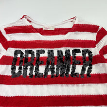 Load image into Gallery viewer, Girls The Lost Girls, lightweight knit long sleeve top, FUC, size 12,  