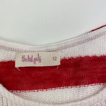 Load image into Gallery viewer, Girls The Lost Girls, lightweight knit long sleeve top, FUC, size 12,  