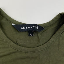Load image into Gallery viewer, Unisex ADAM + YVE, lightweight stretchy tee / top, EUC, size 4,  