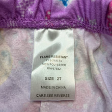 Load image into Gallery viewer, Girls Frozen, soft feel pyjama pants, elasticated, NEW, size 2,  