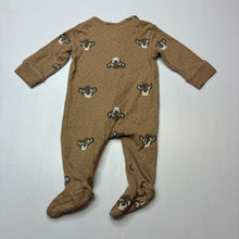 Load image into Gallery viewer, Unisex Disney, The Lion King stretchy zip coverall / romper, EUC, size 0000,  