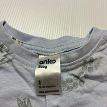 Load image into Gallery viewer, Unisex Anko, blue cotton romper, koalas, EUC, size 1,  