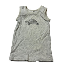 Load image into Gallery viewer, Unisex Target, grey cotton singlet top, EUC, size 000,  