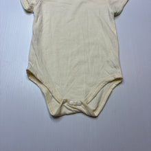 Load image into Gallery viewer, Unisex lightweight, cotton blend bodysuit / romper, GUC, size 0,  