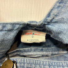 Load image into Gallery viewer, Boys Jack &amp; Milly, lightweight denim overalls / shortalls, GUC, size 0,  